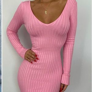 Hot pink. A little darker than this picture